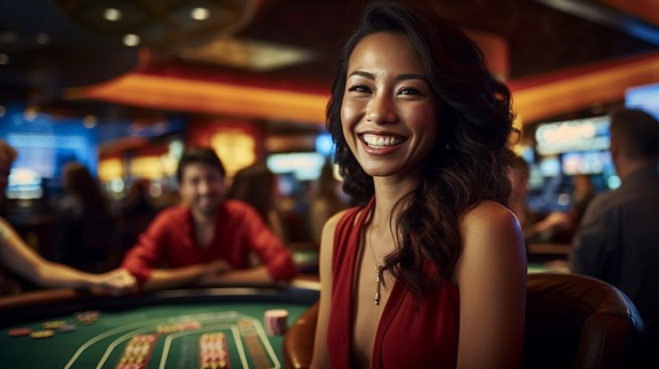 Blackjack dealing with card shoe visible at Egypt's Book of Mystery table on betcash303 slot